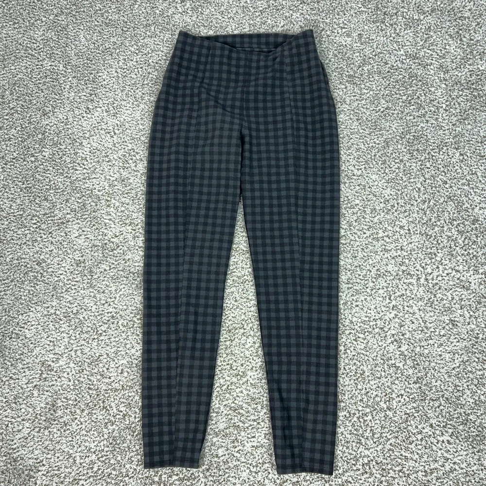 Lululemon Pants Womens 8 Gray Check High‎ Rise Here to There Crop Career Office